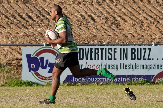 In his last season of service rugby, were the Army 10s due to be Apo's last major event?  Losing his 'slipper' would suggest that perhaps like cinders Apo is saving himself for one last big occasion.  Image (C) John Walton