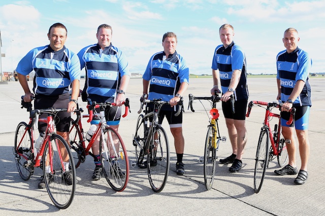 Tim Bailey, Si Aldridge, Andy Coles, Dave Prentice and Welshy Edwards continue their preparations for their charity ride in aid of Royal British Legion and RNRMC.