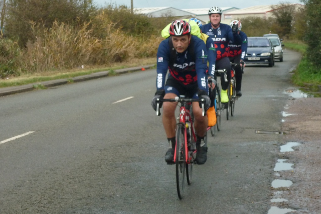 Navy Referees continue on their CHarity Ride raising money for Royal British Legions and RNRMC