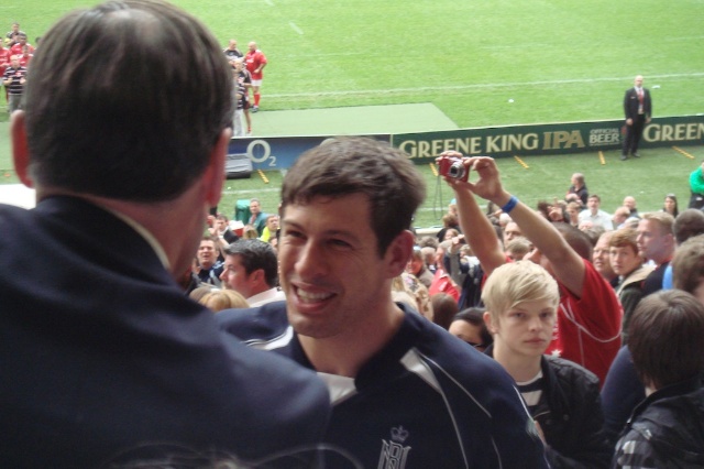 At the top of the Twickenham steps - this time a winner.  Image © Tania Ashton Jones